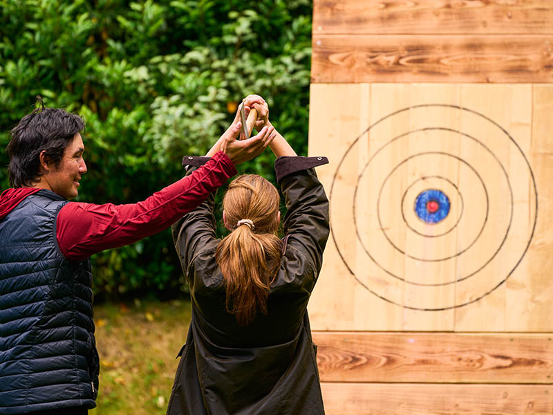 Axe throwing