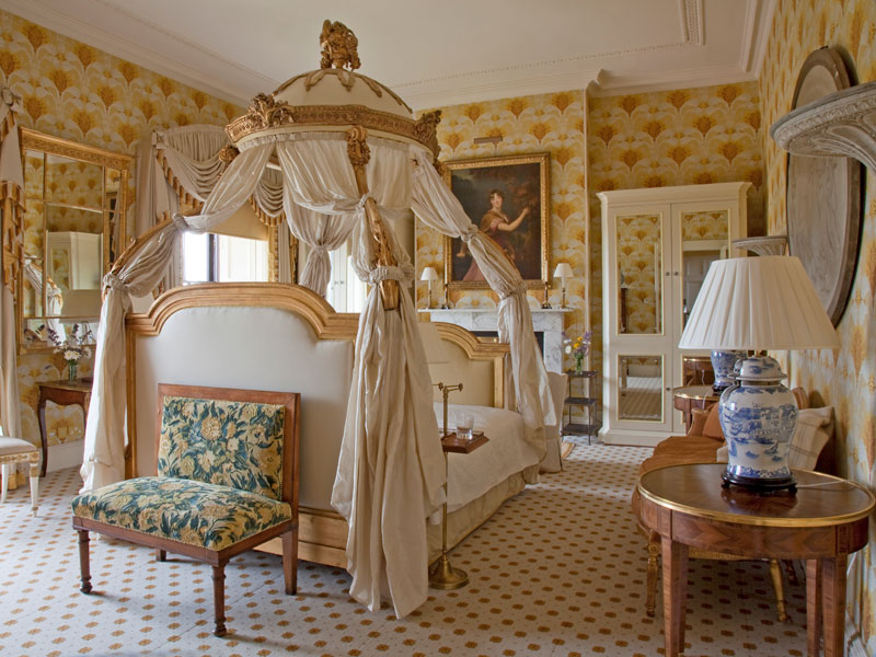 Ballyfin Bedroom Gilded Canopy