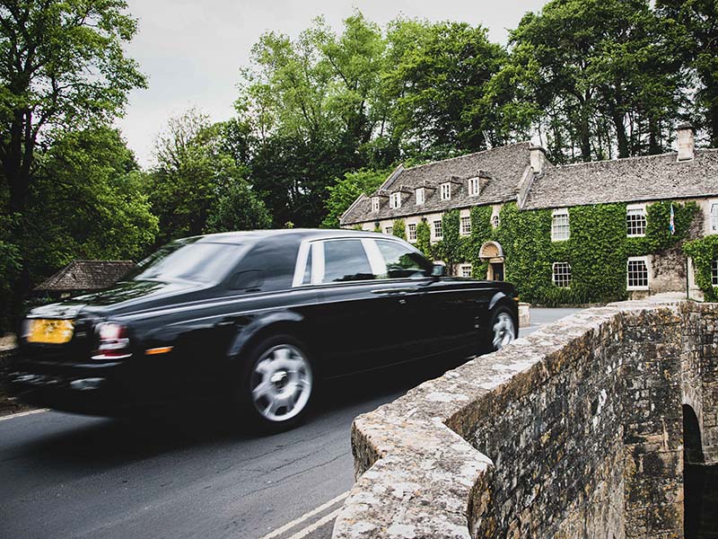 Transfer service to Bibury, Cotswolds