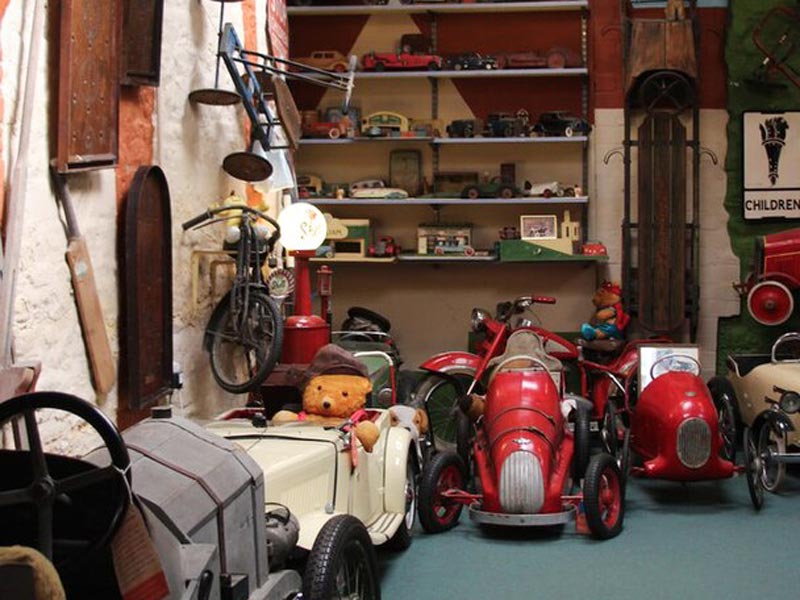 Interior display at the Cotswold Motoring Museum