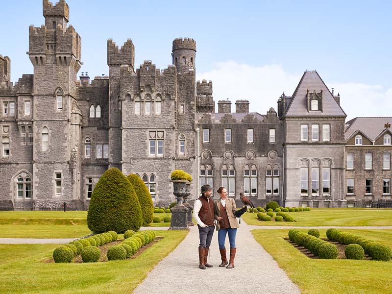 Falconry, Ashford Castle, Courtesy Helen Cathcart