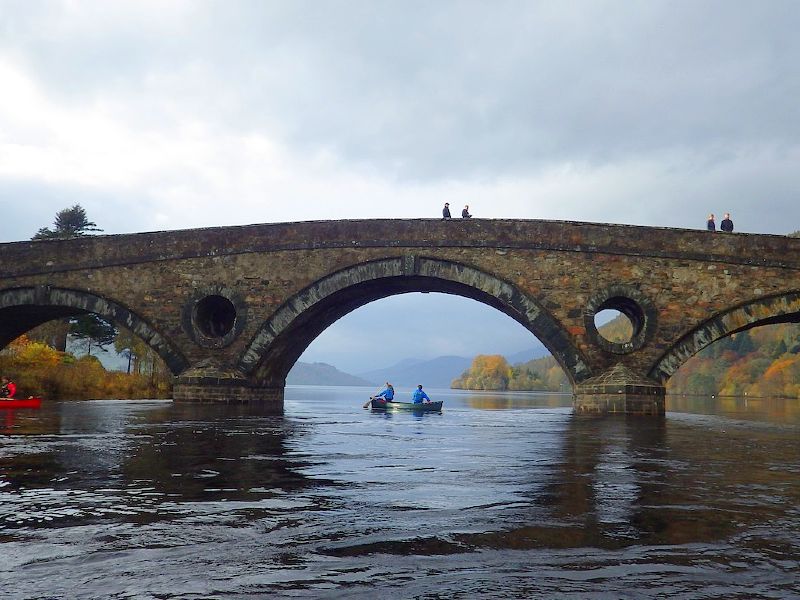 Canoeing on Loch Tay