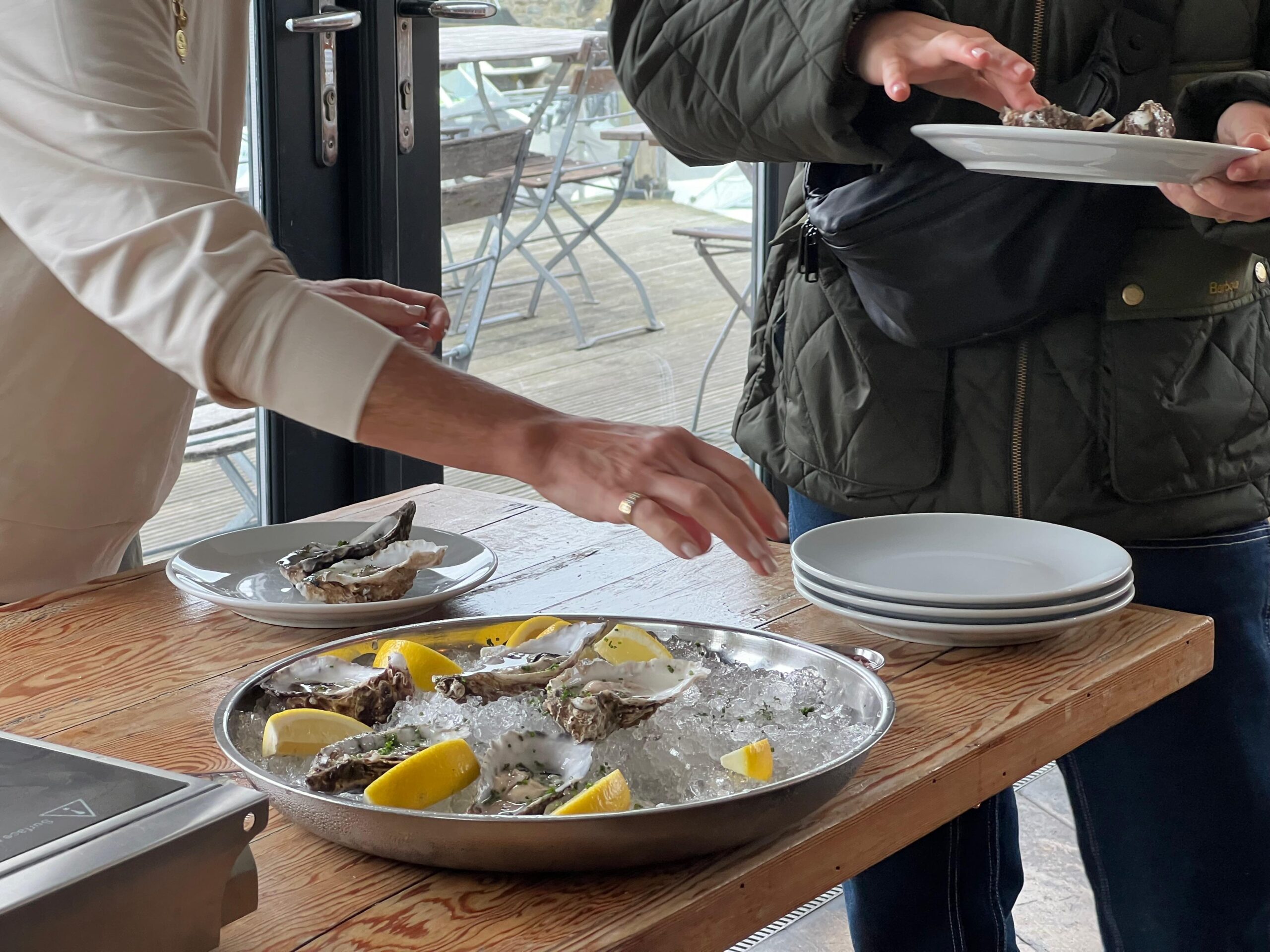 Oysters at Dylan's Menai Bridge